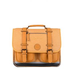 Cartable 2C 38cm Vintage Color Yellow Caméléon - IkaIpaka Royan