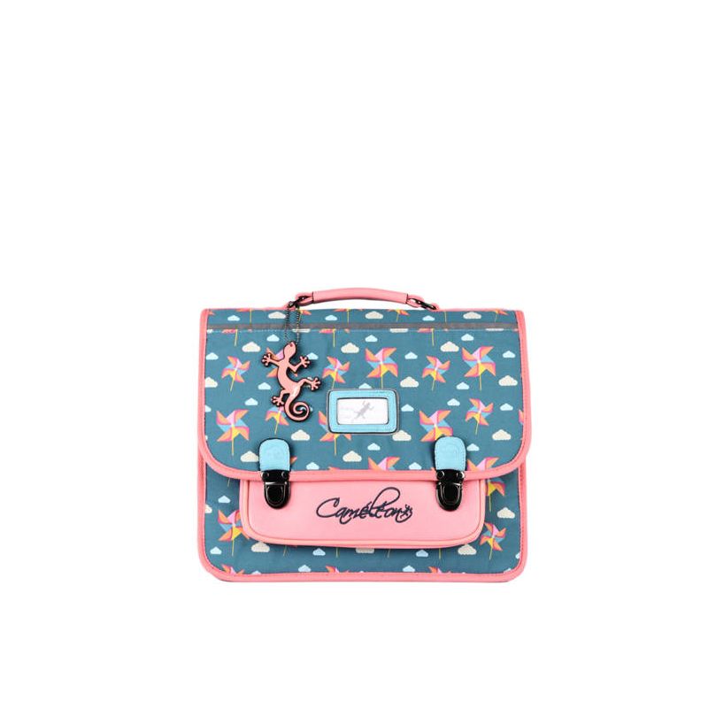 Cartable 2C 35cm Moulins à vent Caméléon Caméléon Ikaipaka jeux