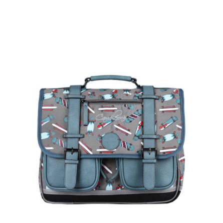 Cartable 2C 38cm Blue Skate Caméléon - IkaIpaka Royan