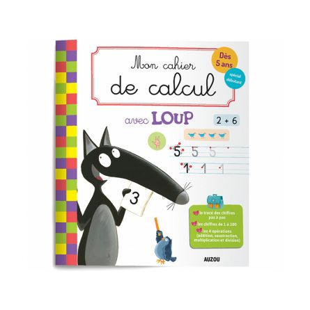 Mon cahier de calcul avec Loup - IkaIpaka Royan
