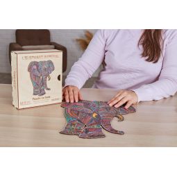 Puzzle bois Éléphant Impérial - IkaIpaka Royan