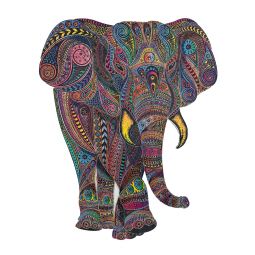 Puzzle bois Éléphant Impérial - IkaIpaka Royan