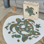Puzzle en bois Tortue Tropicale - IkaIpaka Royan