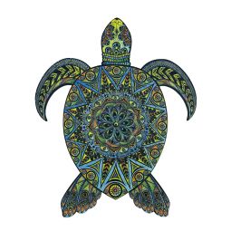 Puzzle en bois Tortue Tropicale - IkaIpaka Royan