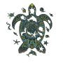 Puzzle en bois Tortue Tropicale - IkaIpaka Royan