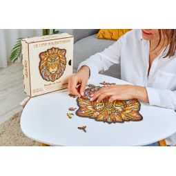Puzzle en bois Lion Majestueux - IkaIpaka Royan
