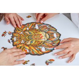 Puzzle en bois Lion Majestueux - IkaIpaka Royan