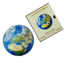 Puzzle en bois Planète Terra - IkaIpaka Royan