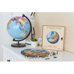 Puzzle en bois Planète Terra - IkaIpaka Royan