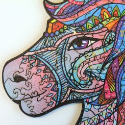 Puzzle en bois Licorne Féérique - IkaIpaka Royan