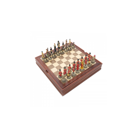 COFFRET ÉCHECS HISTORIQUE - NAPOLÉON CONTRE WELLINGTON echiquier - IkaIpaka Royan