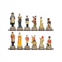 COFFRET ÉCHECS HISTORIQUE - NAPOLÉON CONTRE WELLINGTON echiquier - IkaIpaka Royan