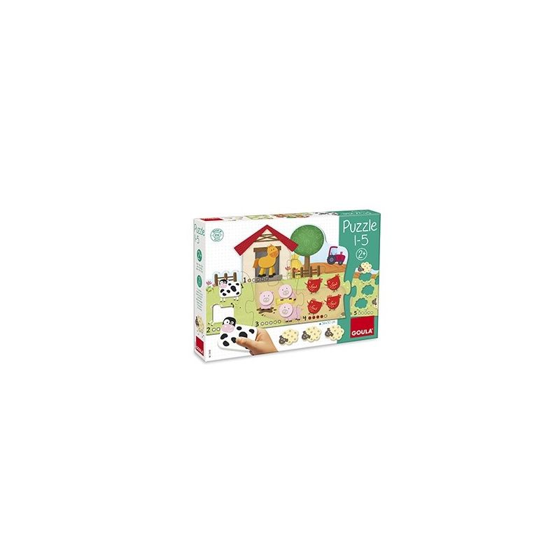 Puzzle Ferme 1 à 5 - IkaIpaka Royan